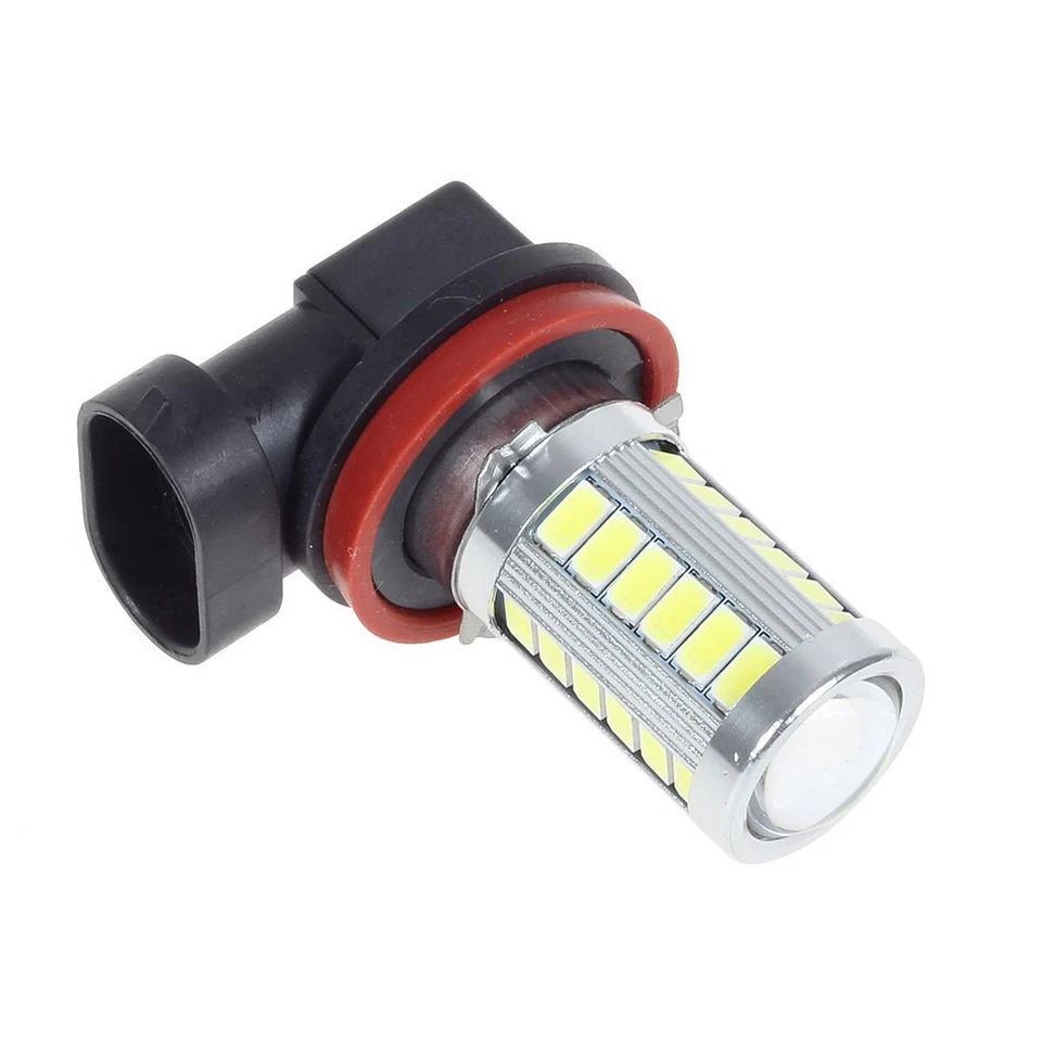 (1) Белые светодиодные противотуманные фары 800 люмен H8 33-Epistar-5730-SMD LED - Изображение 4 из 4