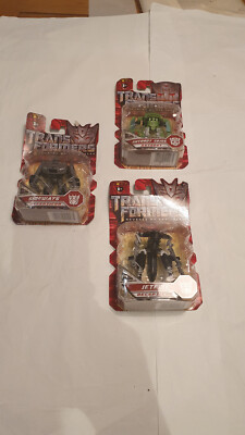 3 Transformers Revenge ROFT - Sideways, Autobot Skids, Jetfire Neu auf Karten