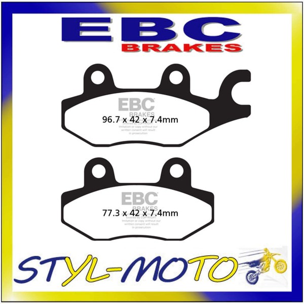 FA165TT Sinterisierte BremsbeläGe Hinten EBC Yamaha YXM 700 2014-image