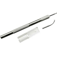 Igła do wytłaczania / narzędzie do wytłaczania - zestaw 2 szt. - z metalowym uchwytem firmy MEYCO (65065)