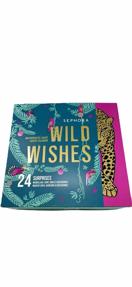 Sephora Wild Wishes Advent Calendar 2020 Holiday Makeup Skincare Bath Gift Set - Image 3 of 3