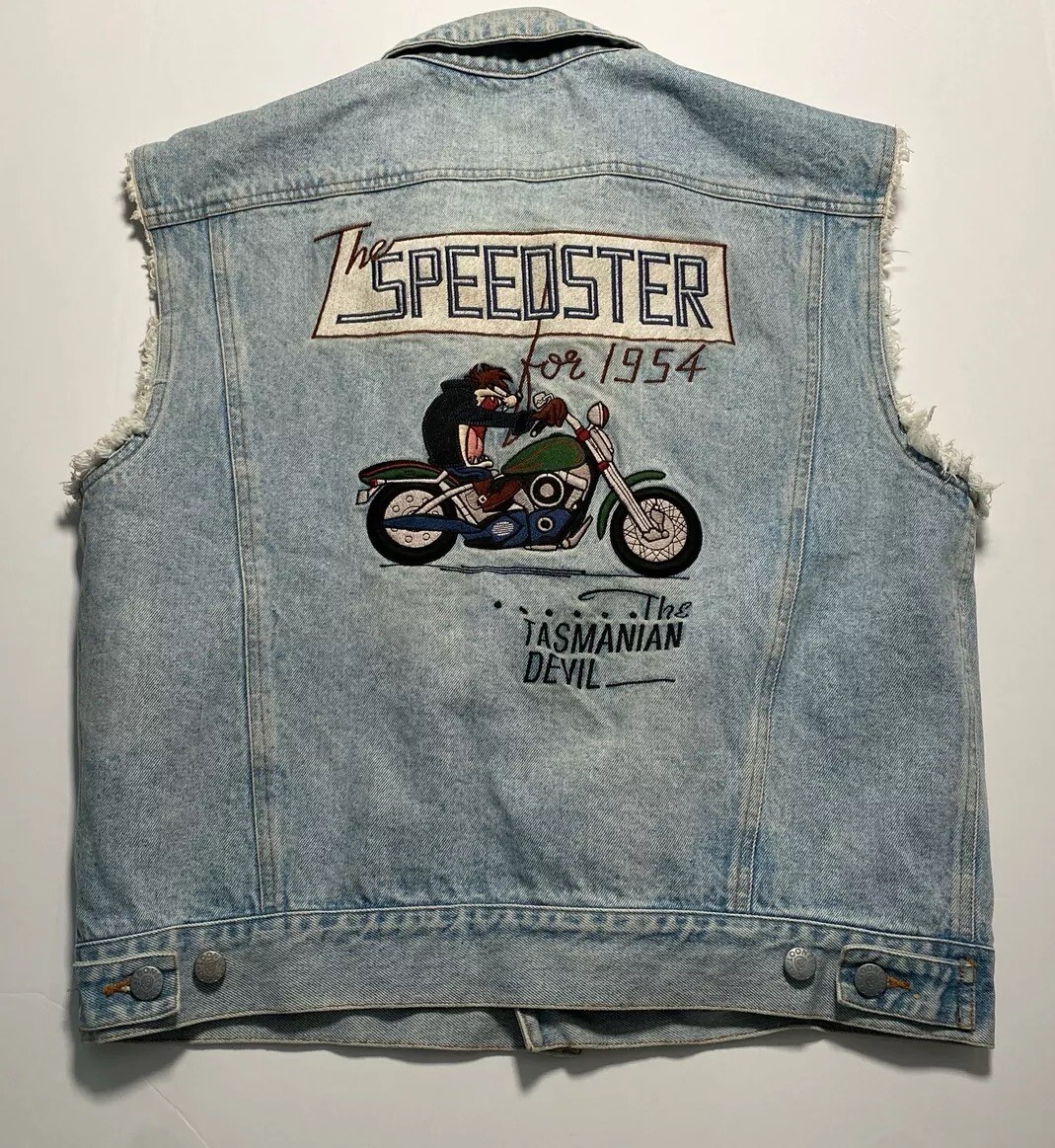 Acme Clothing Warner Bros. Taz Tasmanian Devil Denim Jacket The