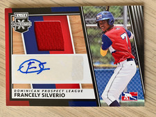 2022 Donruss Elite Extra auto jersey FRANCELY SILVERIO! DPL