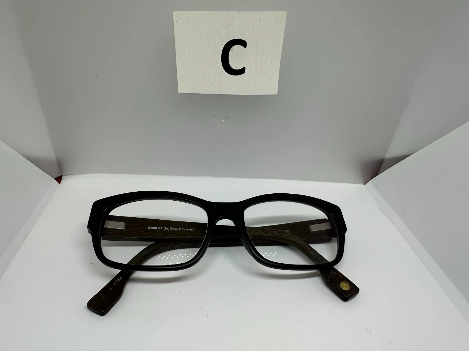 Eyeglasses Frame wood u? by black forever wd702 54 17 145