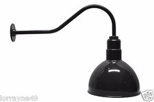 Deep dome Barn Lighting Fixture 10" Gooseneck AGB101-Ad10 RLM Light