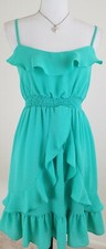 Max & Cleo~Women's Size XXS~"Anne" Green Tide Party Evening Dress NWT $128.00