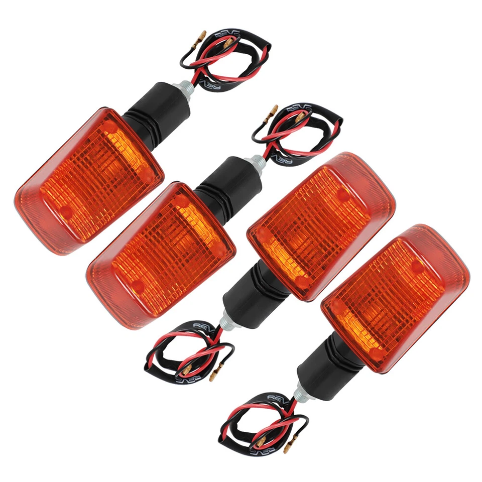 4PCS SHORT-STEM TURN SIGNALS For Suzuki DR350 DR650 DR 125 200 250 GSXR 750 1100 Foto 4 de 4