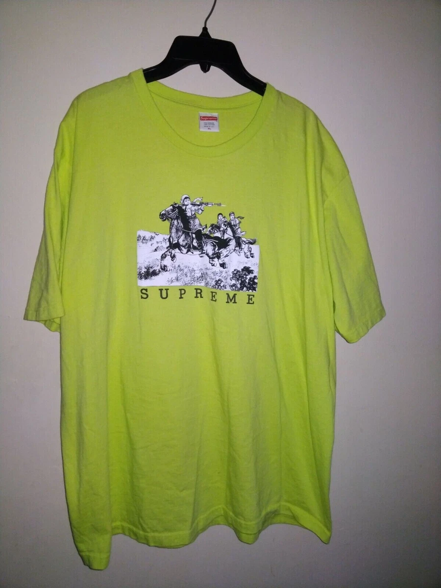 Neon sales supreme shirt