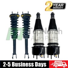 4Pcs Front Rear Air Shock Struts Electronic Fit Jaguar XJ XJR X351 RWD C2D16483