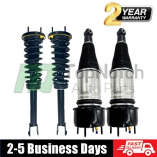 4Pcs Front Rear Air Shock Struts Electronic Fit Jaguar XJ XJR X351 RWD C2D16483