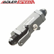 Us Stock An6 An-6 6an -6an Shut Off Valve Fitting Adapter Aluminum Black