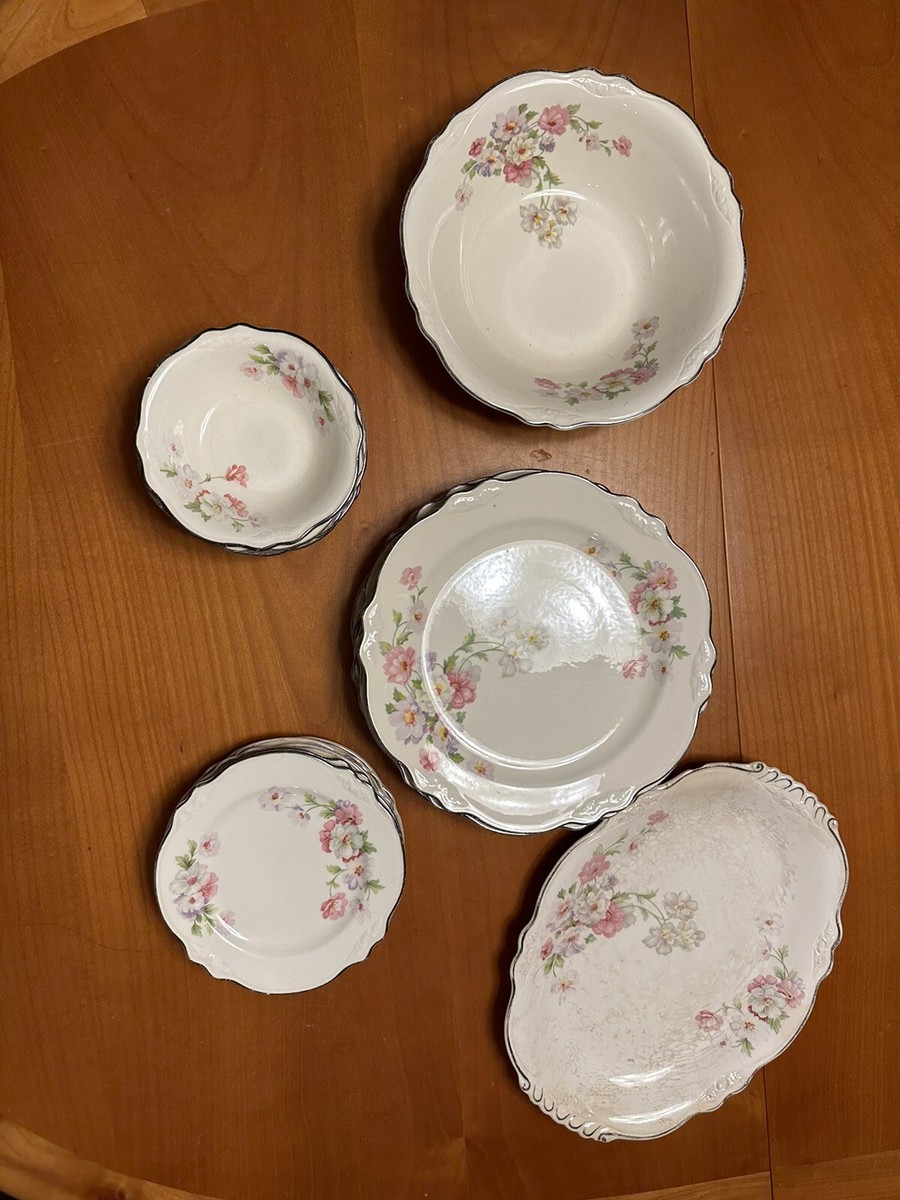 Rose Classic Dinnerware Sets 1930's Homer Laughlin 