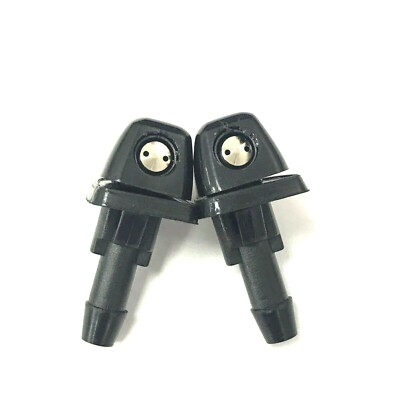 Pair Windshield Wiper Nozzle Fits For Nissan 86-97 D21 Hardbody 87-95 Pathfinder