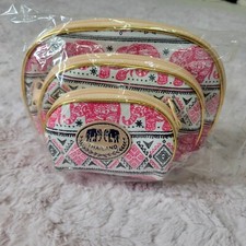 Set Of 3 Makeup Bags Authentically From Thailand