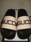 100% AUTHENTIC WOMEN GUCCI PURSUIT RUBBER POOL WHITE SANDALS EU 41/US 11 — photo 3