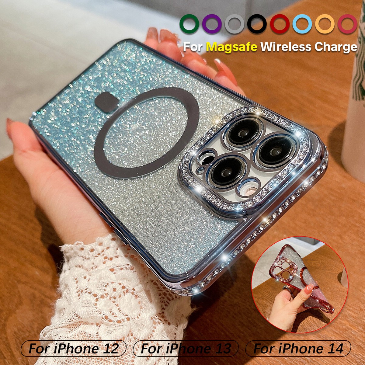 Pro Max Otterbox Sparkle Case Bling Decorate Otterbox Case Glitter