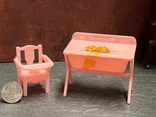 Dollhouse Miniature Vintage Renwal Potty Chair Set 1:12 scale A50 Dollys Gallery