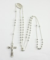 Bjc® Sterling Silver Rosary Beads Prayer Beads 26 Inch Long Brand In Box Bjc® Sterling Silver Rosary Beads Prayer Beads 26 Inch Long Brand In Box