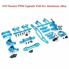 Aluminum Alloy Upgrade Full Set DIY Spare Parts For 1/10 Tamiya TT02 RC Car