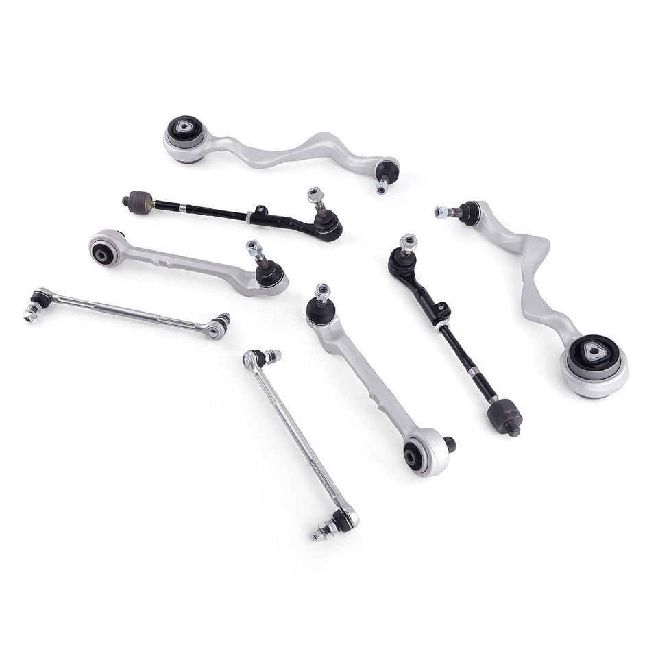 Topicksap 8-Piece Front End Suspension Kit For BMW 135i, 335i, 335d (E90, E91, E92, E93) - Control Arms, Ball Joints, Sway Bar Links & Tie Rods