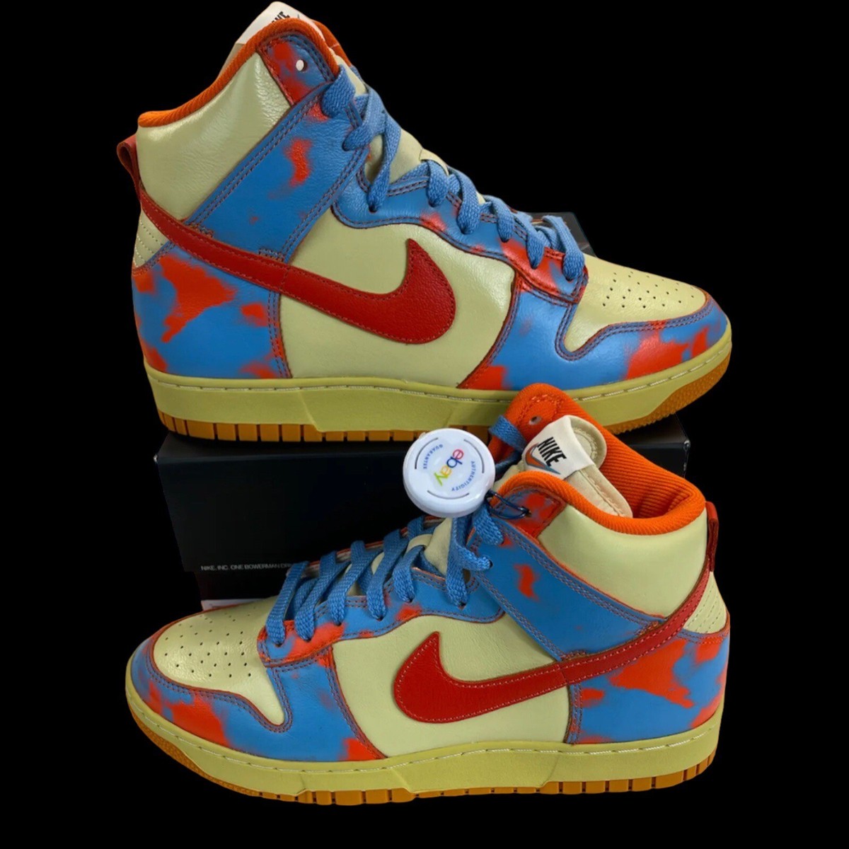 orange acid wash dunks