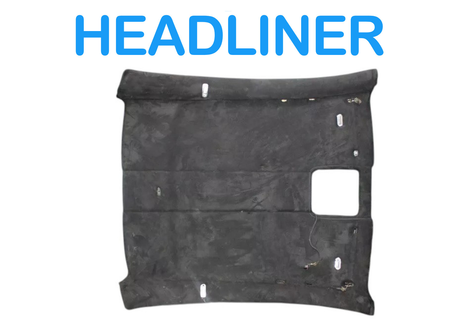 07-10 Bentley Continental GT Coupe Headliner Cover Roof Trim 3W8867501AT OEM