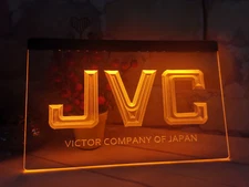 JVC Audio Video Technic Repair Service LED Neon Light Sign For Shop Studio Japan