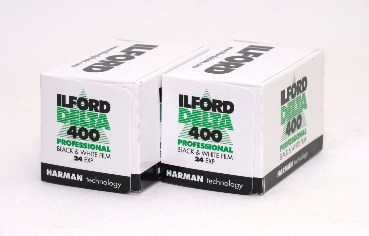 Ilford Delta 400 Black and White 35mm 24exp Film B&W Film Twin Pack (2  Rolls)
