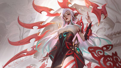 League of Legends mythmaker irelia league legends art playmat gaming mat