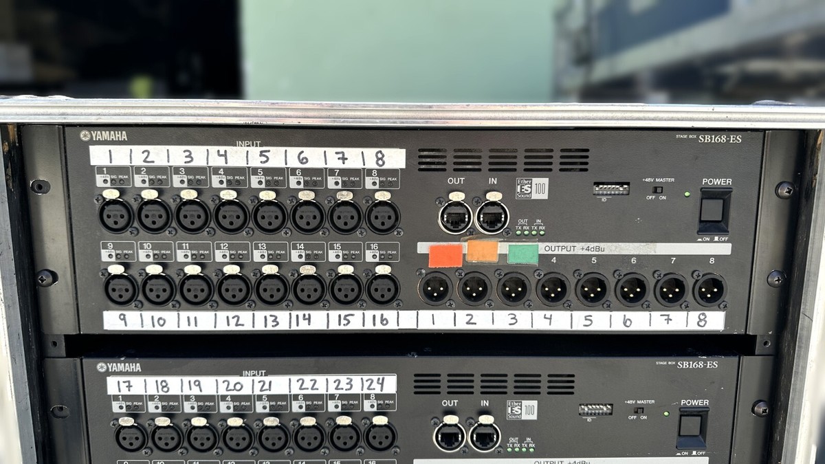 Yamaha SB168-ES デジタルミキサー(ステージボックス) Yamaha SB168-ES Stage Box for M7CL and LS9 Mixers