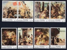 👉 Sierra Leone = Berühmte Französisch Gemälde MNH Nudes