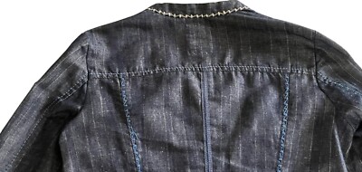 Veste En Jeans Girbaud Marithé + François - Taille M, Bleu Denim, Style Décontracté