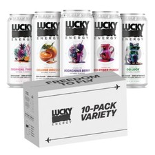 Sugar Free Energy Drinks 16 Fl Oz Cans Pack of 10 Healthy Energy Drink Variet...