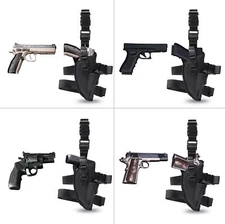 Military Drop Leg Holster Adjustable Tactical Thigh Right Hand Pistol Gun Pouch 