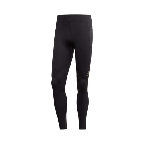 adidas Saturday Mens Running Tights Compression Long Leggings Black Sizes S & M - 第 4/5 張圖片