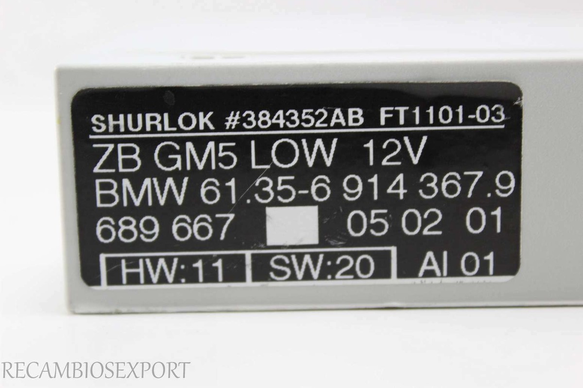 Control device BMW E46 613569143679 61.35-6 914 367.9 689667 689 