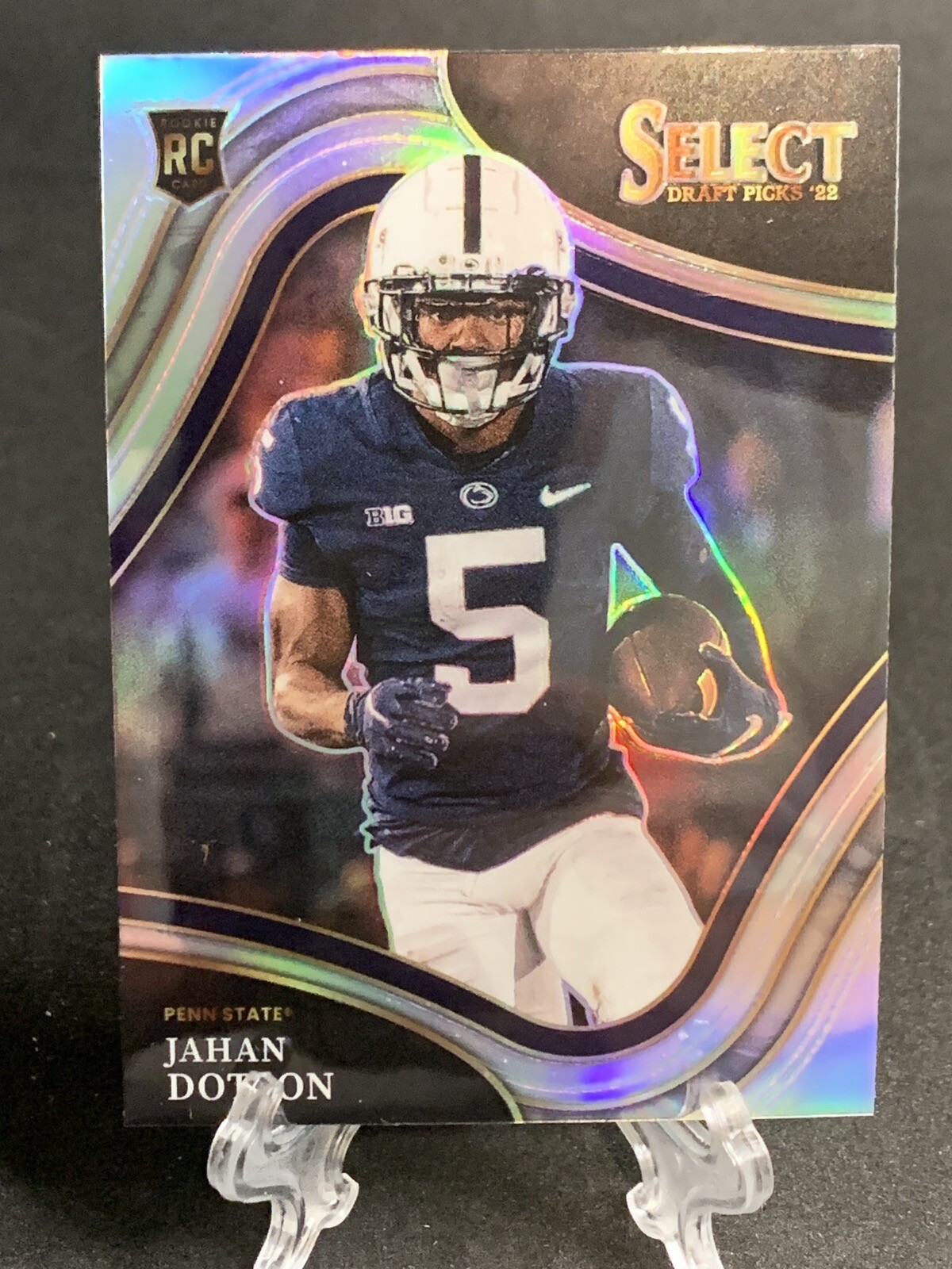 JAHAN DOTSON RC 2022 SELECT DRAFT FIELD LEVEL SILVER PRIZM