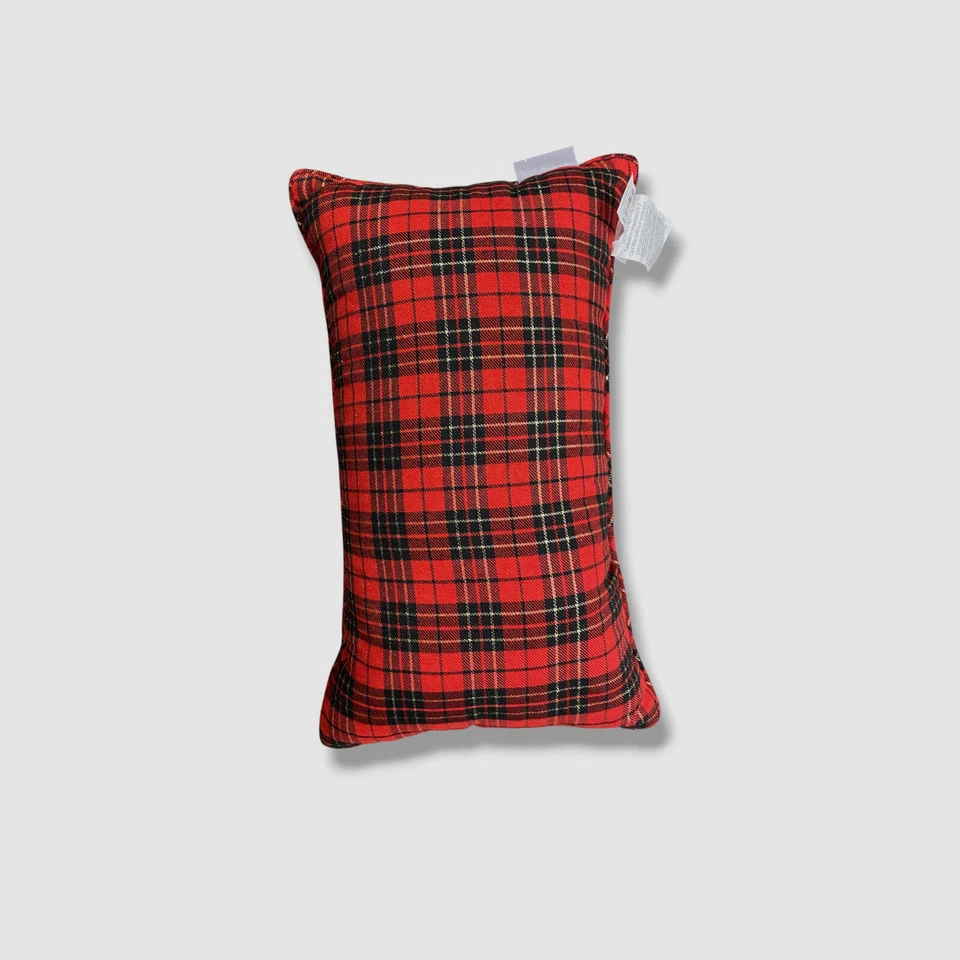 Pillow Perfect Red Holiday Plaid Rectangular Throw Pillow - Image 2 of 2