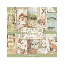 INTERNATIONAL KFT PAPER PAD 8X8 10PK FOREST 20.3 x 20.3 8" x 8" Multicoloured