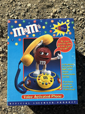 Vintage M M's Voice Activated Phone: New  Unused in Original Box Free Shipping