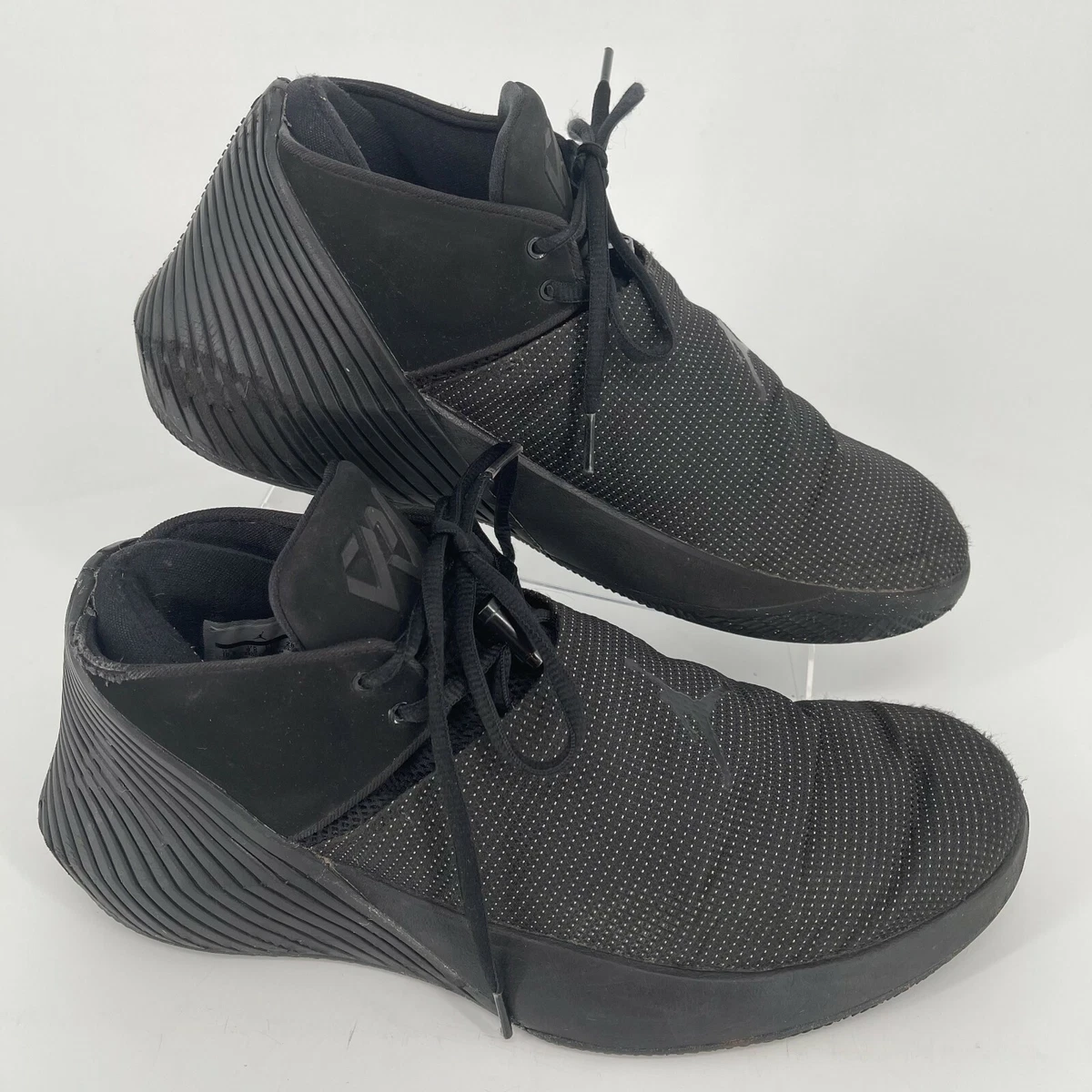 Air Jordan Nike Why Not AR0043 001 Black Gray Lace Up Athletic