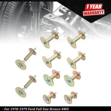 40 Piece Kit Body Mount Hardware For Ford Bronco Prothane 1978-1979 6-103