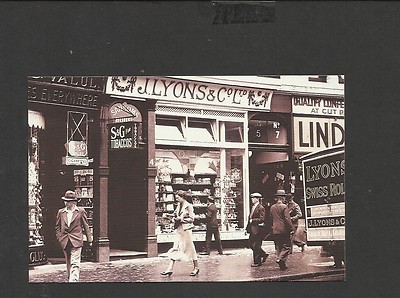 Nostalgie Postkarte Traditional Joey Lyons Tea Shop London 1930