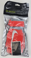 Nike GK Match Youth Soccer Goalkeeper Goalie Gloves Grey/Orange Size 6