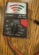 GB Instruments Gardner Bender GBT-500A Analog Battery Tester 1.5  22.5V Tested