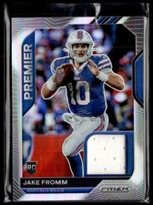 2020 Panini Prizm #21 Jake Fromm Premier Jerseys MEM 3301F