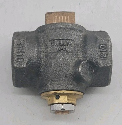 Mueller Gas - H-11116 - 1'' Tamper Proof Meter Valve - 100 psig
