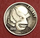 HOBO Buffalo Nickel Creature from the Black Lagoon Real US Nickel