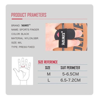 Finger Support L Compression Adjustable Pain Relief
