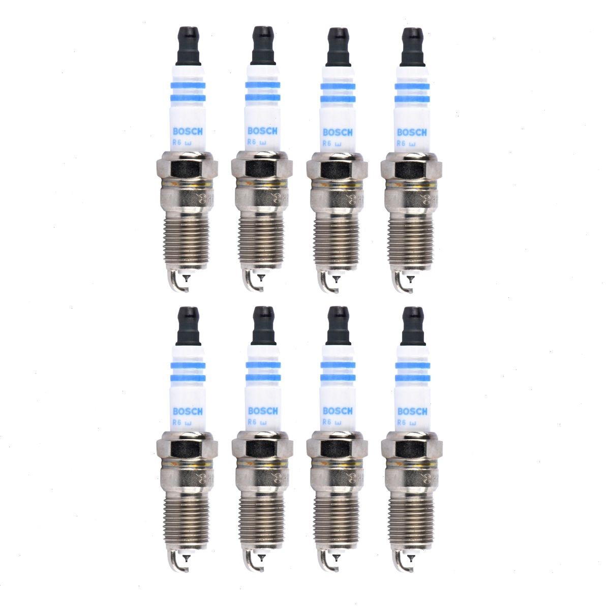 8 pc Bosch Double Iridium Spark Plugs for 1996-1999 Chevrolet P30 5.7L 7.4L zc